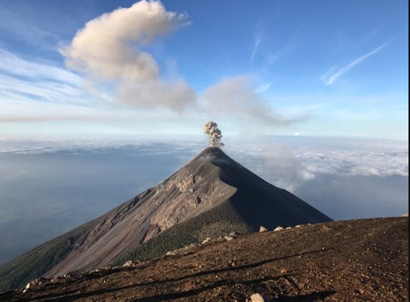 Volcán Acatenango, Sacatepéquez Department, Guatemala